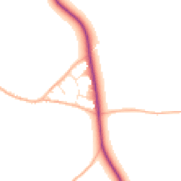 Daytime road noise heatmap for SN15 2JR