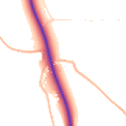 Daytime road noise heatmap for SN15 2JU