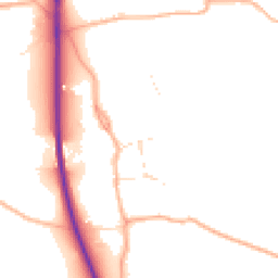 Daytime road noise heatmap for SN15 2LB