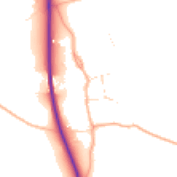 Daytime road noise heatmap for SN15 2LH