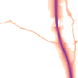 Daytime road noise heatmap for SN15 2LR