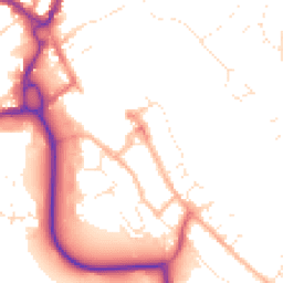 Daytime road noise heatmap for SN15 3HW