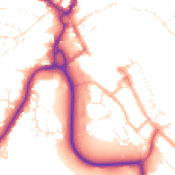 Daytime road noise heatmap for SN15 3HY