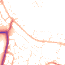 Daytime road noise heatmap for SN15 3LD