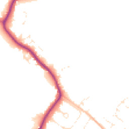 Daytime road noise heatmap for SN15 4AD