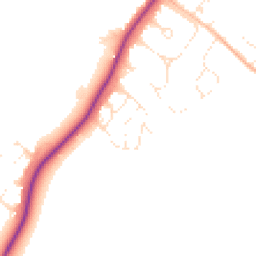 Daytime road noise heatmap for SN15 4EF