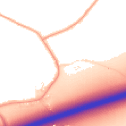 Daytime road noise heatmap for SN15 4JG