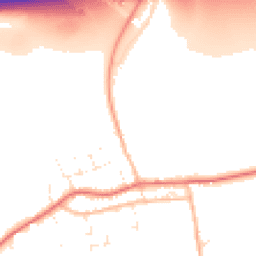 Daytime road noise heatmap for SN15 4SW