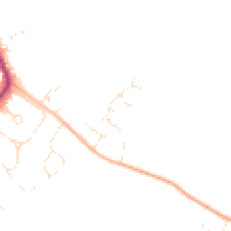 Daytime road noise heatmap for SN15 4TD