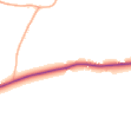 Daytime road noise heatmap for SN15 5BZ
