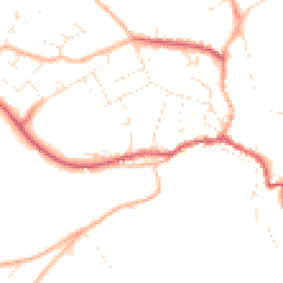Daytime road noise heatmap for SN16 0AF