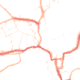 Daytime road noise heatmap for SN16 0AN