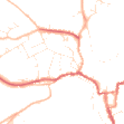 Daytime road noise heatmap for SN16 0AS