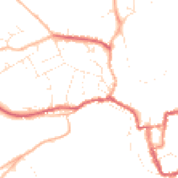 Daytime road noise heatmap for SN16 0AT