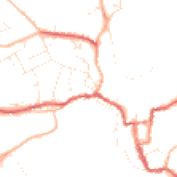 Daytime road noise heatmap for SN16 0AU