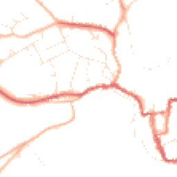 Daytime road noise heatmap for SN16 0AZ