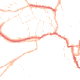 Daytime road noise heatmap for SN16 0BA