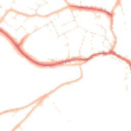 Daytime road noise heatmap for SN16 0BB
