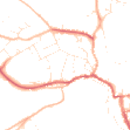 Daytime road noise heatmap for SN16 0BD