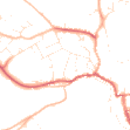 Daytime road noise heatmap for SN16 0BE