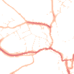 Daytime road noise heatmap for SN16 0BH