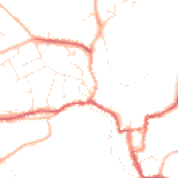 Daytime road noise heatmap for SN16 0BJ