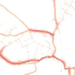 Daytime road noise heatmap for SN16 0BP