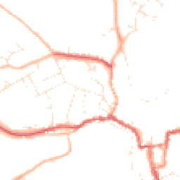 Daytime road noise heatmap for SN16 0BQ