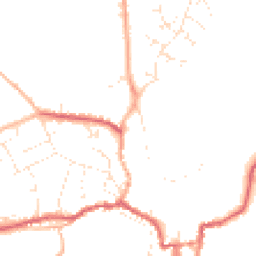 Daytime road noise heatmap for SN16 0BT