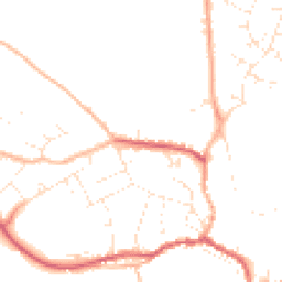 Daytime road noise heatmap for SN16 0BX