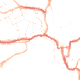 Daytime road noise heatmap for SN16 0BY