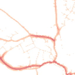 Daytime road noise heatmap for SN16 0DA