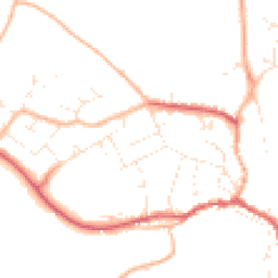 Daytime road noise heatmap for SN16 0DD