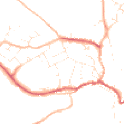 Daytime road noise heatmap for SN16 0DG