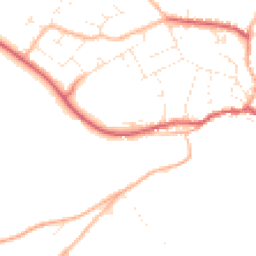 Daytime road noise heatmap for SN16 0DH