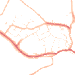 Daytime road noise heatmap for SN16 0DL