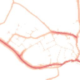 Daytime road noise heatmap for SN16 0DN
