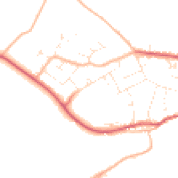 Daytime road noise heatmap for SN16 0DR