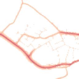 Daytime road noise heatmap for SN16 0DS