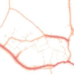 Daytime road noise heatmap for SN16 0DT