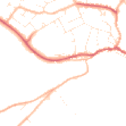Daytime road noise heatmap for SN16 0DU