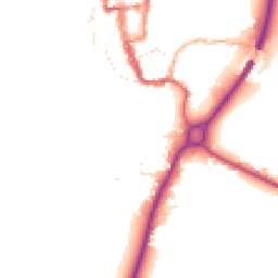 Daytime road noise heatmap for SN16 0EH