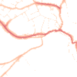 Daytime road noise heatmap for SN16 0GZ