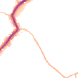 Daytime road noise heatmap for SN16 0HA