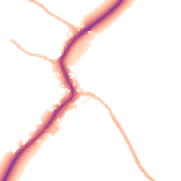 Daytime road noise heatmap for SN16 0HB