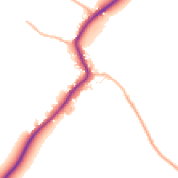 Daytime road noise heatmap for SN16 0HE