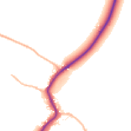Daytime road noise heatmap for SN16 0HJ