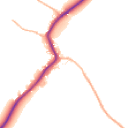 Daytime road noise heatmap for SN16 0HP