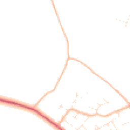 Daytime road noise heatmap for SN16 0JB