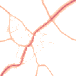 Daytime road noise heatmap for SN16 0LF